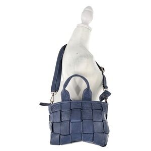 Sundance Crocus Leather Woven Bag (Tote / Crossbody Options)